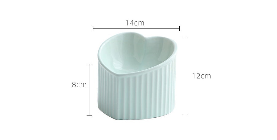 Heart Pet Ceramic Bowl