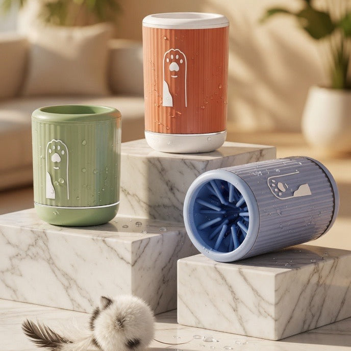 The Spin-Clean Silicone Paw Scrubber