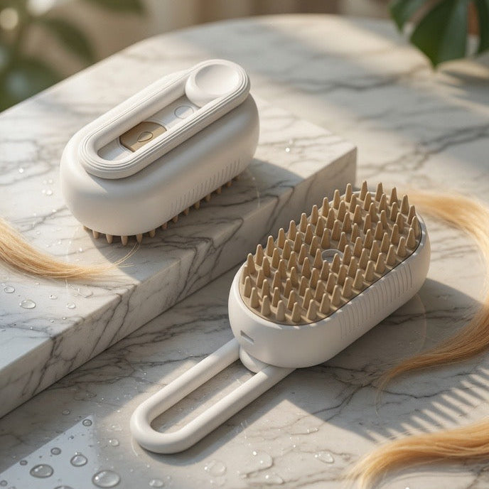 The Nimbus 3-in-1 Rechargeable Steam Brush