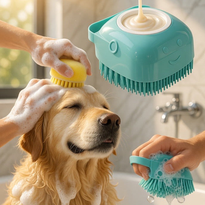 The Spa-Day Silicone Bath & Massage Brush