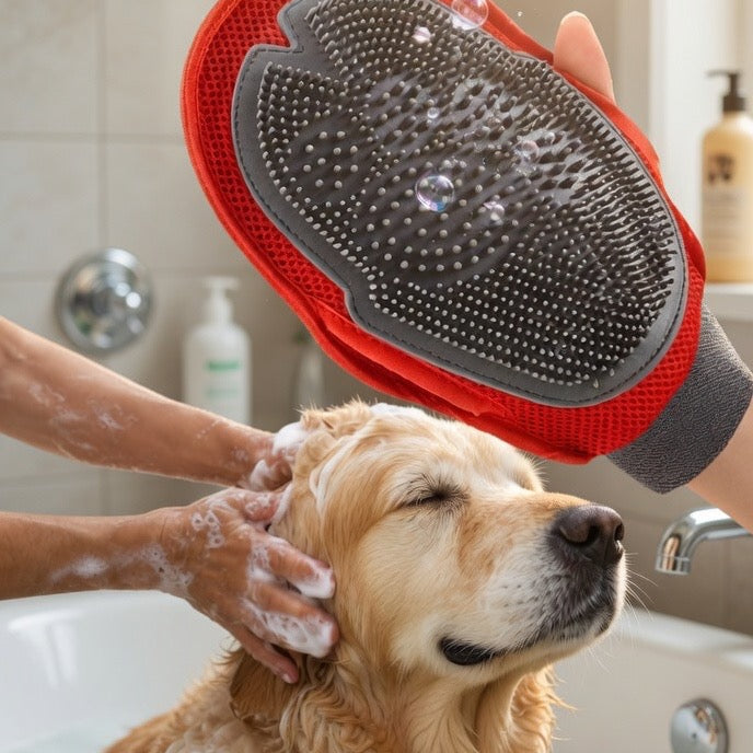 Dog fur Grooming Massage Brush